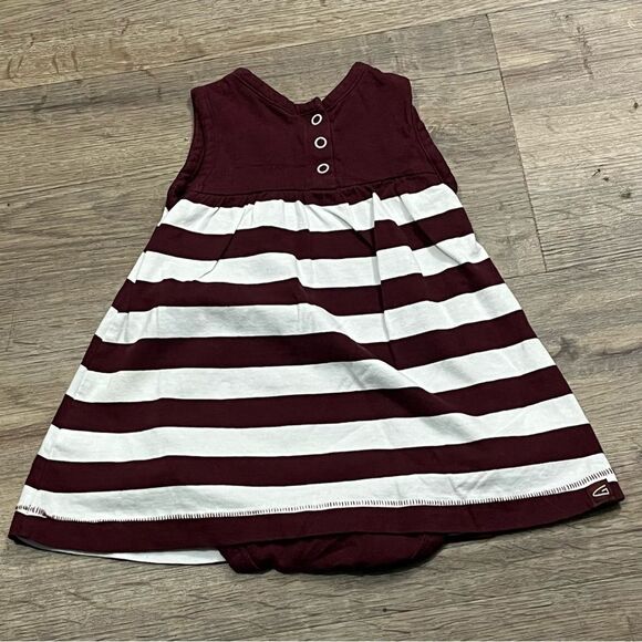 Garb Baby Girl Dress Maroon and White Minnesota Duluth Bulldogs Size 6M - Picture 2 of 6